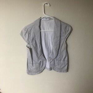 Charlotte Russe White and blue blazer